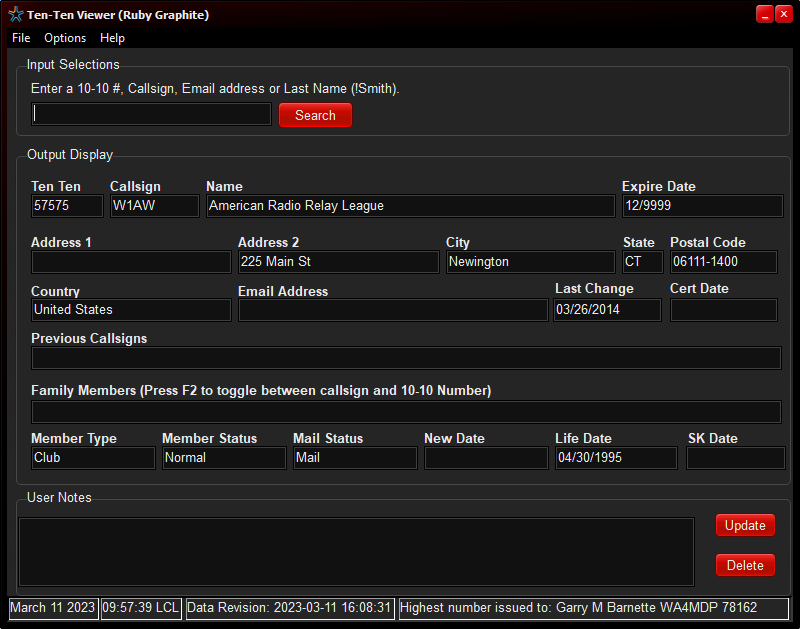 Data Manager Utility